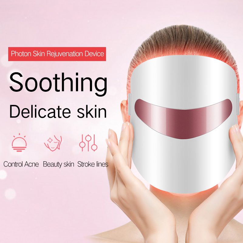 Corea Design Led PDT Beauty Face Mask Maschera Professionale Bellezza Salone 3 Color Photon PDT PDT Red LED Luce Facciale Terapia per la terapia